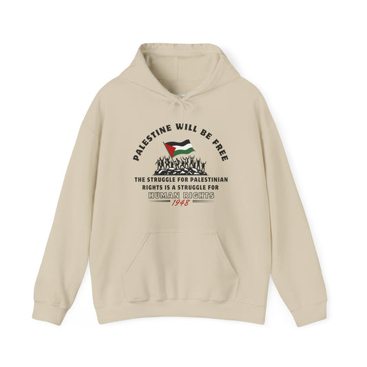 Free Palestine Hooded Sweatshirt