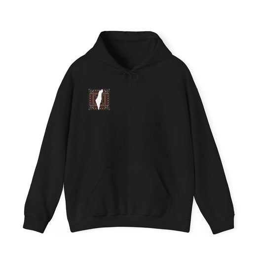 Black Palestine Unisex Hooded Sweatshirt